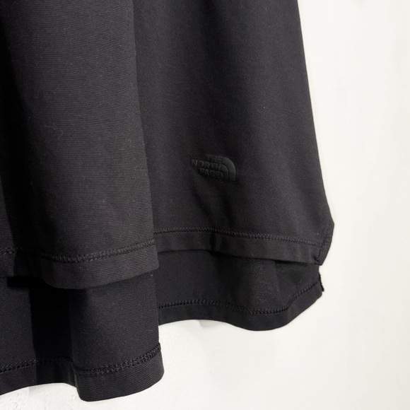 The North Face Plus Size Dune Sky Short Sleeve Tee Shirt, Solid Black size 3X - Picture 4 of 10